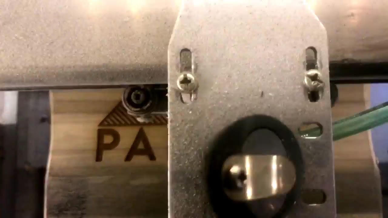 Laser Engraving a Screen Printing Squeegee