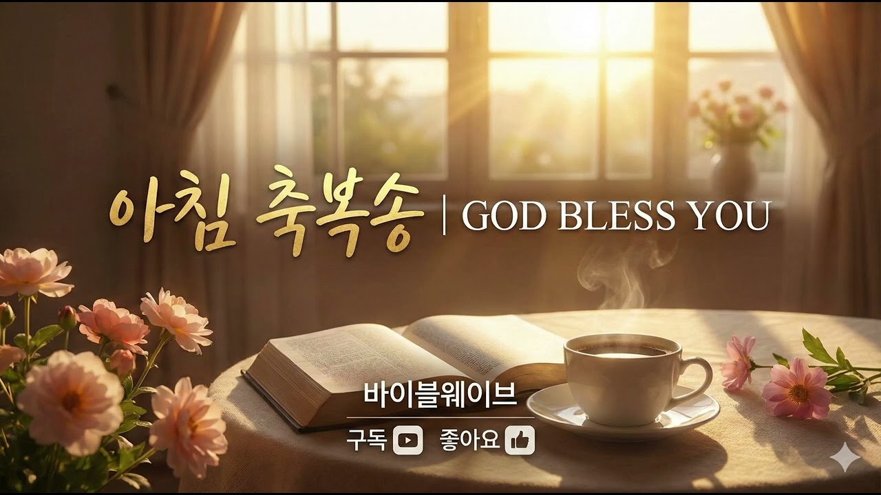 아침 축복송 | GOD BLESS YOU #바이블웨이브 #축복송 #아침축복송 #축복합니다