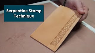Serpentine Stamp Technique