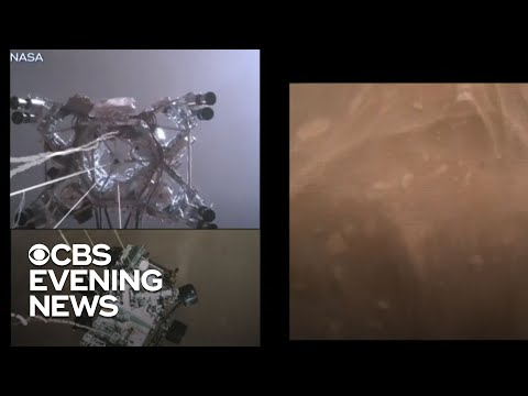 NASA releases first-of-its-kind video of Mars rover landing