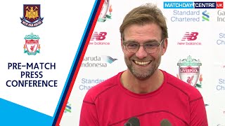 West Ham United vs Liverpool : Jurgen Klopp Press Conference screenshot 5