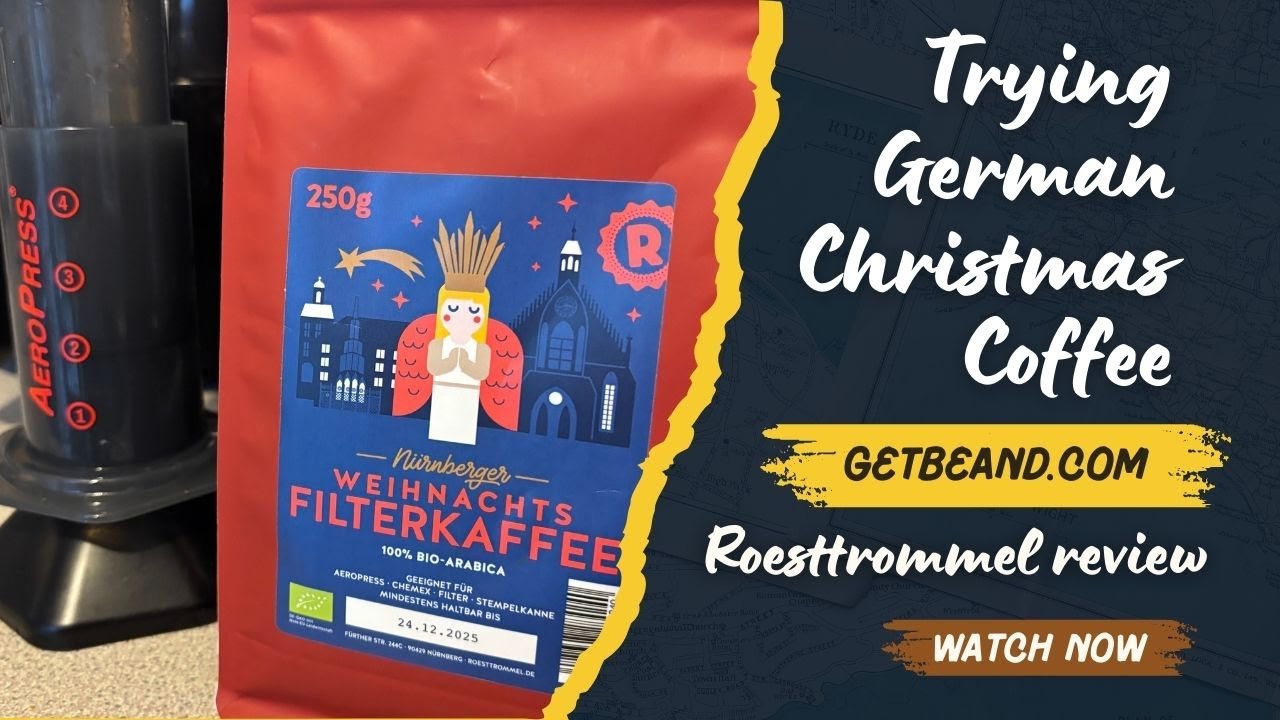 Trying German Christmas Coffee from Nuremberg