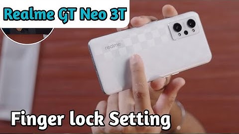 Face Lock Setup In Realme GT Neo 3T, How To Set Face Lock In Realme GT Neo 3T