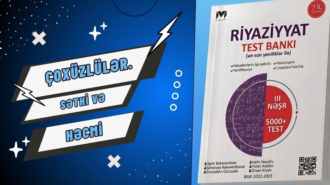 MHM. Çoxüzlülər.Səthi və Həcmi 3  #mhm # #sertifikasiya #Triqonometriya #həndəsə  #riyaziyyat