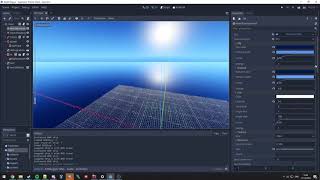 My Godot prototype's environment, reflections and light setup (in-editor settings)