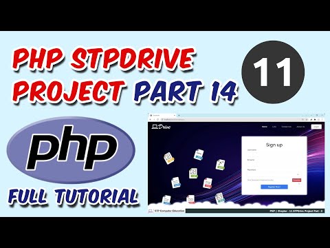 PHP Live STPDrive Project Part - 14 | PHP Full Tutorial | Ch - 11