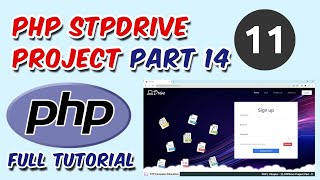 PHP Live STPDrive Project Part - 14 | PHP Full Tutorial | Ch - 11