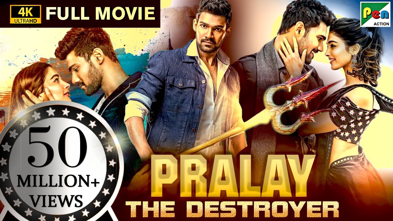 Pralay The Destroyer 4K New Hindi Dubbed Movie  Bellamkonda Srinivas Pooja Hegde Jagapathi Babu