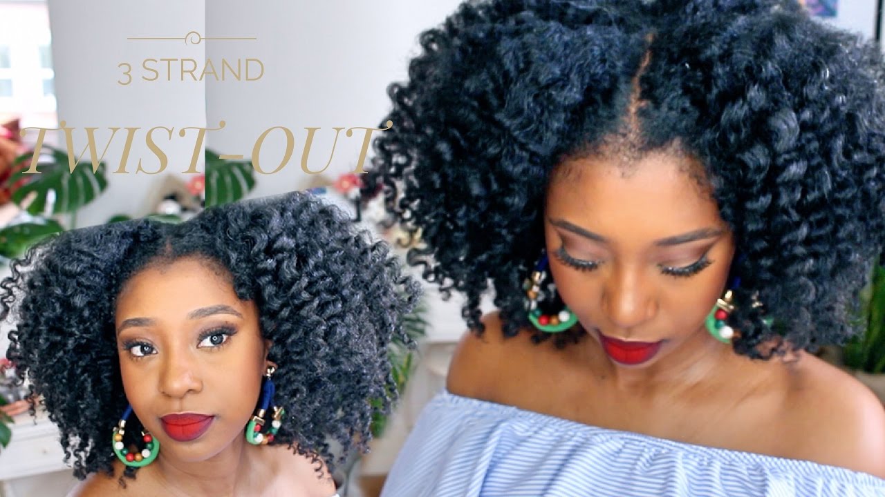 My Signature 3 Strand Twist Out 🌀🌀