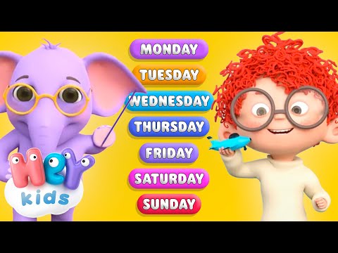 The seven days of the week | Educational Songs for Kids | HeyKids Nursery Rhymes
