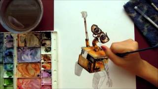 Wall-E (Timelapse Painting)