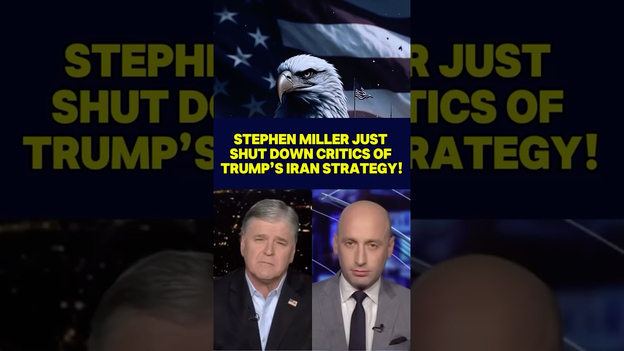 Stephen Miller Just SHUT DOWN Critics of Trump’s Iran Strategy! 🇺🇸 