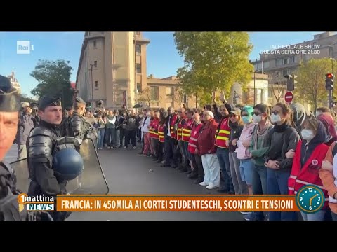 France, student protests and clashes in the streets - 1mattina News 10/07/2026