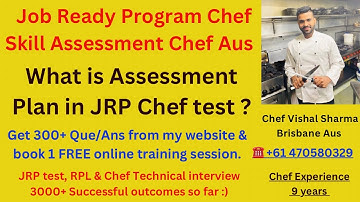 What is assessment plan in JRP Chef test ? #jrp #skillassessmentchef #chefvishalsharma
