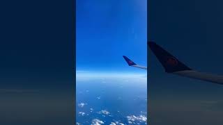 Canada Flight Time-lapse: Halifax to Montreal Cloudscape | #youtubeshorts #sky #clouds #canada