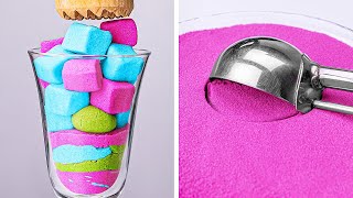 ODDLY SATISFYING VIDEO TO RELAX || Tricks With Kinetic Sand, Slime