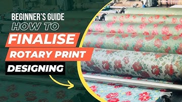 Rotary Print Color Separation #photoshoptutorial #fabricpainting #textileprinting #fashiondesign