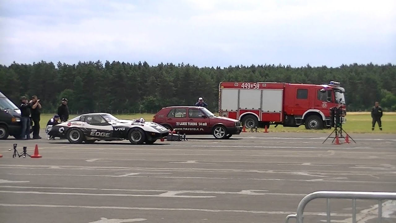 Golf vr6 Lamik 900hp vs Corvett VTG 1600hp Automaster Show 2014