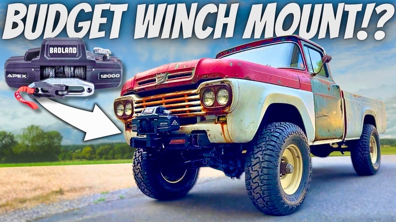 Upgrading My Chassis Swap Ford with a Harbor Freight Winch Mount!
