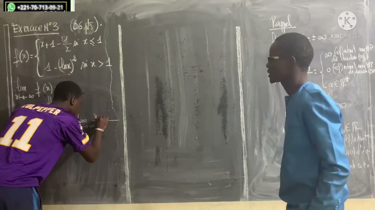 Exo 3 ~ composition ~ lycée d’excellence Mariama Bâ ~ Terminale S