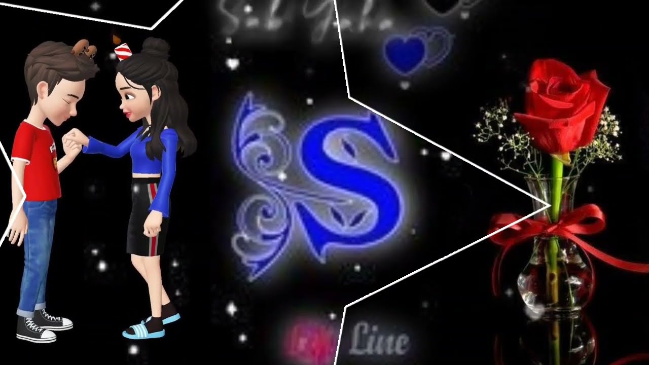 S 💕 letter WhatsApp status video _ S ❤️ love status video _ S 🌹 status editing _ koi nahi tere siba