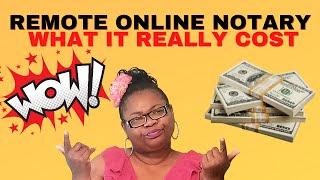 Remote Online Notary Fees (RON), General Notary Loan Signing Agent