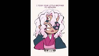 tengen takes genya to sephora #demonslayer #kny #sanemi #genya #memes #anime #tengenuzui #art