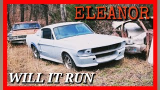 Eleanor mustang project abandoned over a decade ago Will it run!