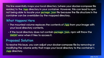 Resolving package.json not found Error When Migrating to Docker-Compose