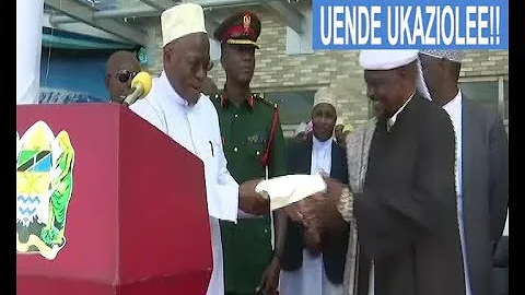 JPM amwambia maneno haya Mufti ,Mwinyi ashindwa kujizuia