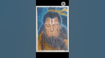 How to draw Hanuman, Lord Hanuman Drawing, Outline Tutorial