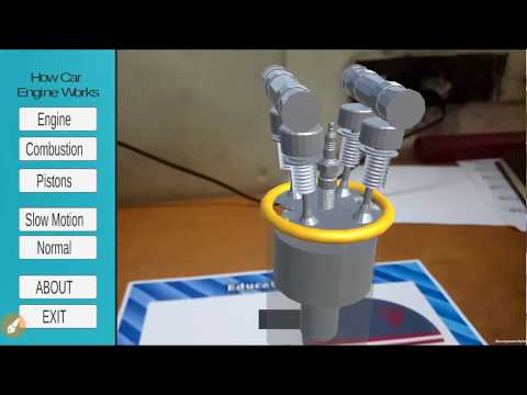 Educational Augmented Reality - How Car Engine Works(simple)