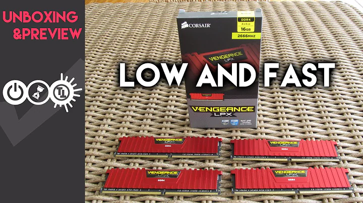 Corsair Vengeance LPX DDR4 Unboxing & Preview