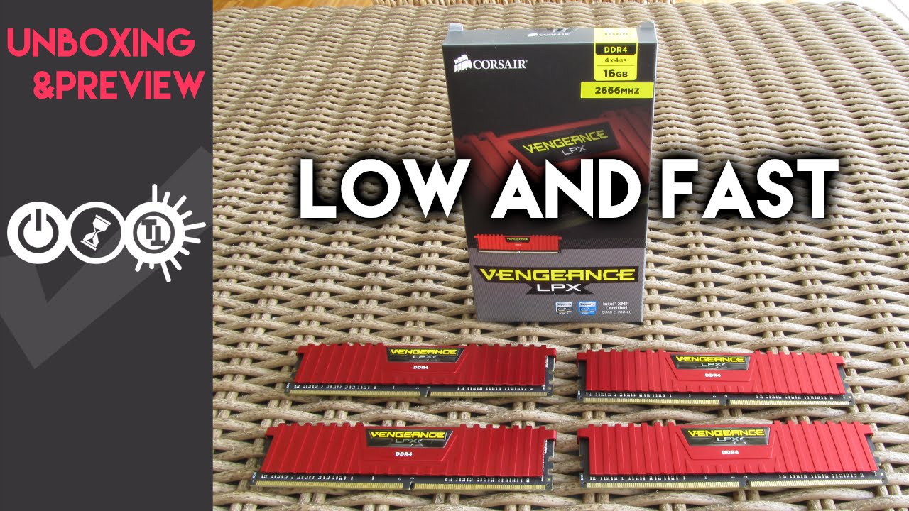 Corsair Vengeance LPX 16GB Kit 3200Mhz DDR4 Ram Unboxing 