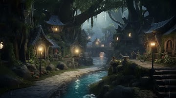 D&D | Fey Village Backdrop | Animated Battle Maps