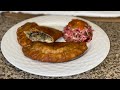 Empanadas o pastelitos de tortilla de harina con carne de pavo