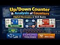 Up/Down Counter and Analysis of Counters | Digital Electronics | VLSI Basics