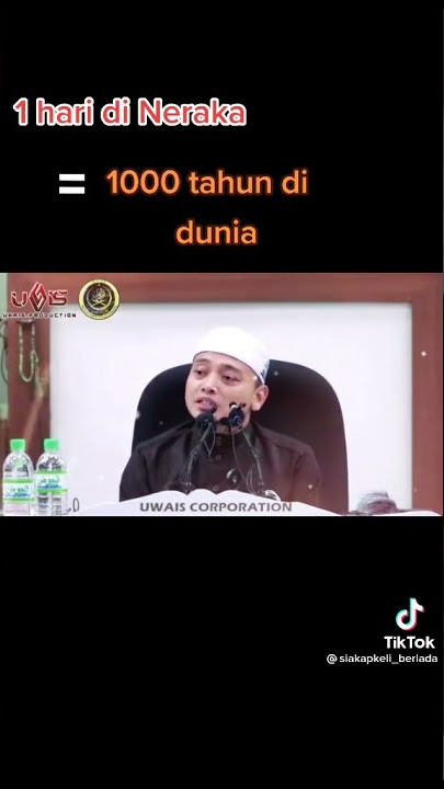 1 HARI DI NERAKA 1000 TAHUN DI DUNIA | USTAZ WADI ANUAR