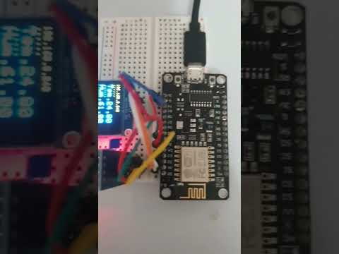 حساس الحرارة والرطوبة 8266 وشاشة ٠ ٩٦ انا اردوينو