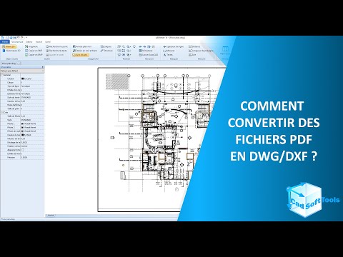 Comment convertir des fichiers PDF en DWG/DXF ? (FRANÇAIS)