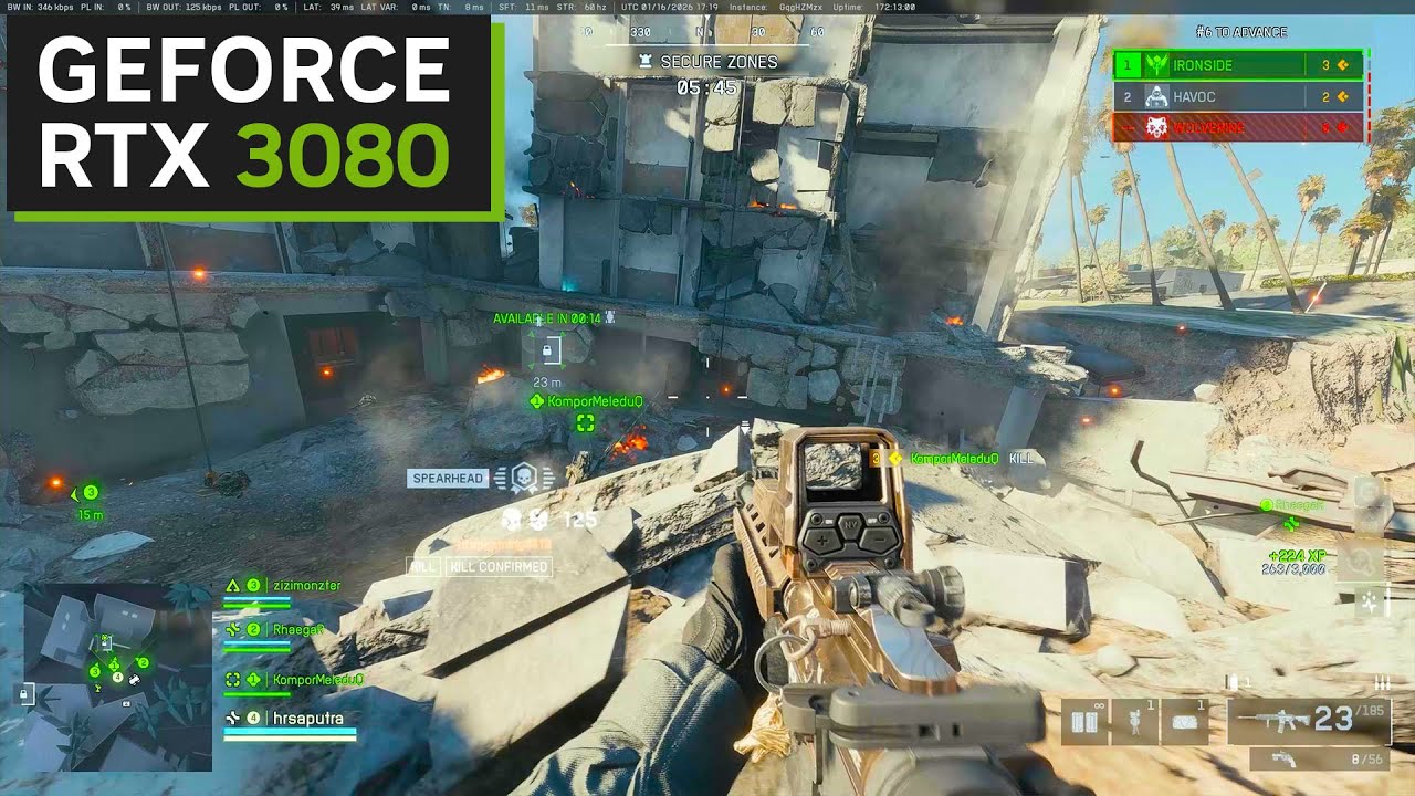 Battlefield 6 Redsec – RTX 3080 + i9 10900K | 1440p Low DLSS 4.5 Gameplay