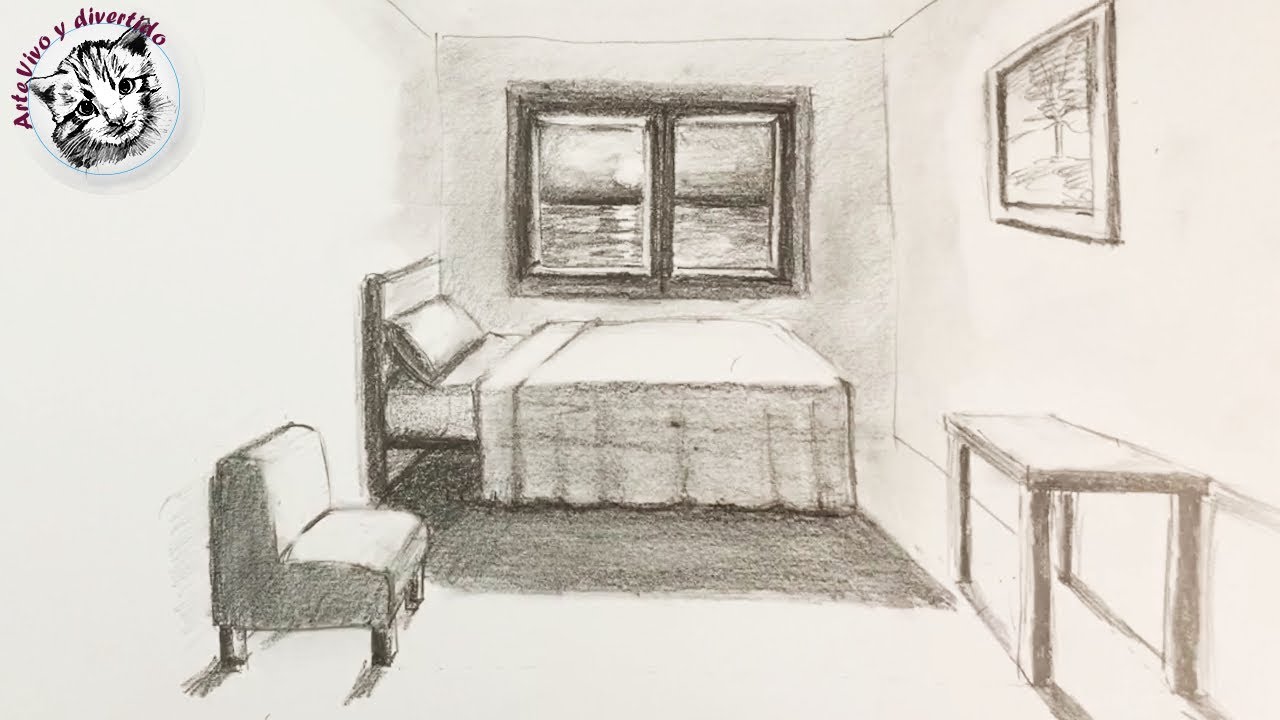 How to Draw a Room in Perspective of a Very Easy Point and Step by Step -  thptnganamst.edu.vn