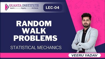 RANDOM WALK PROBLEM IN STATISTICAL MECHANICS | CSIR NET JRF | GATE