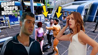 Şevkat Esi̇ne Asilan Kasli Adami Dövüyor - Gta 5 Şevkat Yeri̇mdar