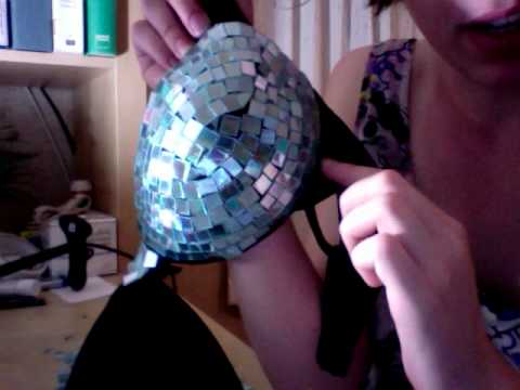 how to make a disco-ball bra