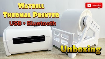 Online Seller? | Shopee | Lazada | ZiJiang Waybill Printer | USB + Bluetooth #Unboxing