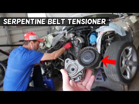 Bmw 3 Series Serpentine Belt Tensioner Replacement Location Bmw Youtube
