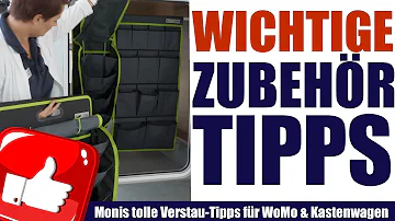 Wie verstaue ich meine Sachen im Wohnmobil?