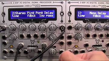 Modular Wild Presents SOUNDS-TipTop Audio ZDSP Basic Operation and Modulation