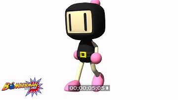 Bomberman 3D Model (Walk Cycle)